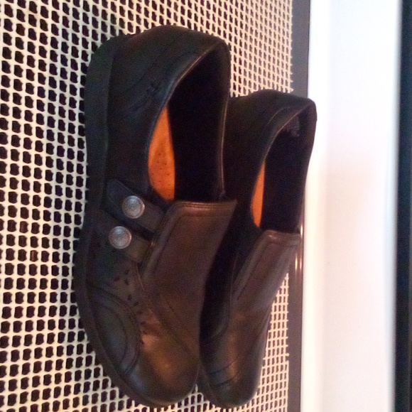 ROCKPORT "Daisey" CH4002 - Womens  Blk Leather Slip-on Shoe Sz 8.5 - Picture 3 of 4